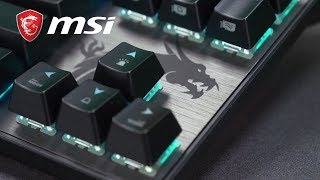 MSI VIGOR GK70 a TKL Mechanical Gaming Keyboard [upl. by Bryner]