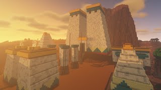 Jebel Barkal from Civ6 but in Minecraft [upl. by Sudhir]