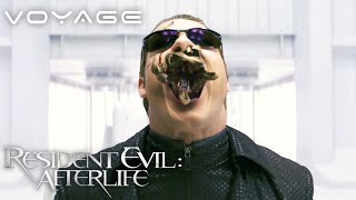 Resident Evil Afterlife  Defeating Wesker  Voyage [upl. by Ellenoj]