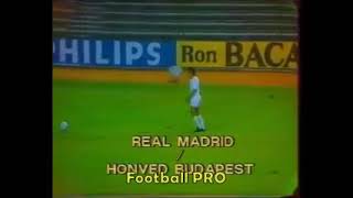 ECC 198081 Round of 16 Real Madrid  Budapest Honved SE Highlights [upl. by Nnainot253]