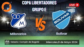 Millonarios vs Bolívar  Copa Libertadores 2024  Fase de grupos [upl. by Yneffit]