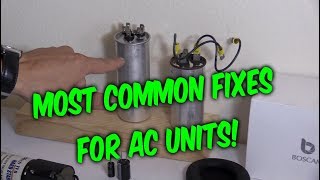 4 WAYS TO FIX AC UNIT FAN NOT BLOWING COLD AIR  NOT WORKING [upl. by Vassaux]