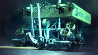 Q1000 Reef Jet Trencher by SMD  Subsea Animation [upl. by Amle]