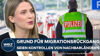 GRENZKONTROLLEN Illegale Migration nach Deutschland deutlich zurückgegangen – Erfolg der Ampel [upl. by Ylrac773]