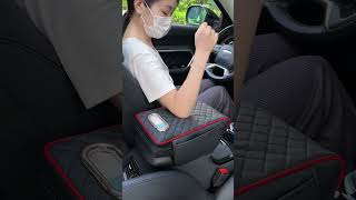 Car armrest box pad Car armrest box heightening pad is soft and comfortable and can also hold t [upl. by Tuneberg]