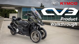 KYMCO CV3  Walkthrough Video [upl. by Margaretha]