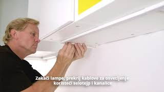 Instalacija METOD kuhinje poglavlje 6  Osvetljenje [upl. by Teplica695]