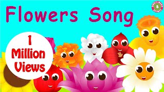 Flowers Song  Toddler Rhymes  Educational Kids Song  Bindis Music amp Rhymes [upl. by Harlen]