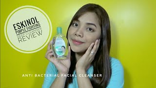 Eskinol Pimple Fighting Facial Deep Cleanser Review [upl. by Yanad]