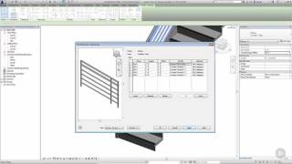 Creating a Custom Railing Profile for Stairs in Revit [upl. by Manus]