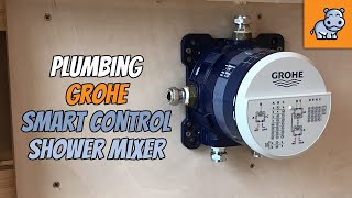 Plumbing GROHE Smart Control Shower Mixer [upl. by Atrahc]