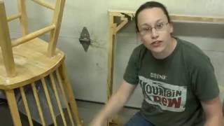 Refinishing Wood Furniture  Part 2  Sanding [upl. by Llerol548]