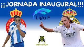 RCD ESPANYOL FEMENÍ VS REAL MADRID FEMENINO 🔴NARRACIÓN EN DIRECTO🔴 JORNADA INAUGURAL  LIGA F [upl. by Beaver490]