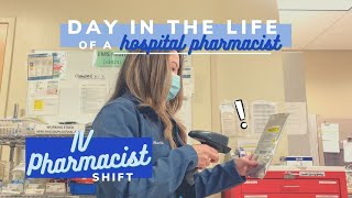 A FULL day in the life of a hospital pharmacist  IV Central Shift [upl. by Nirda]