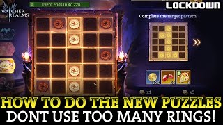 WOR How To Do The New Puzzles Save Your Rings Watcher of Realms Engravers Exhibition Guide [upl. by Adnohser]