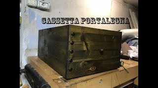 Cassetta portalegna per camino [upl. by Dlorrej]