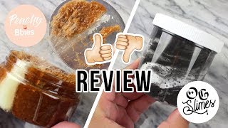 100 HONEST FAMOUS SLIME SHOP REVIEW PEACHYBBIES SLIME OG 💦 [upl. by Ely882]