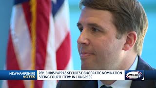 Rep Chris Pappas secures Democratic nomination seeing fourth term in Congress [upl. by Enimaj]