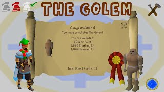 OSRS The Golem Quest Guide  Ironman Approved [upl. by Betthel29]