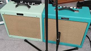 Fender Blues Junior Limited Edition Shootout  3 vs 4  Surf vs Seafoam [upl. by Burtis]