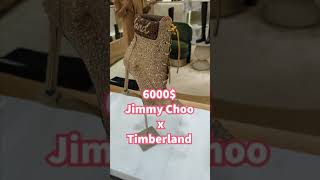 JIMMY CHOO X TIMBERLAND 6 INCH CRYSTAL BOOT [upl. by Atinek]