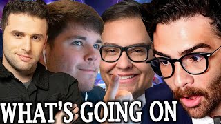 ConnorEatsPants Discuss Politic With George Santos In Fortnite  Hasanabi amp AustinShow Reacts [upl. by Ecnerwaled]