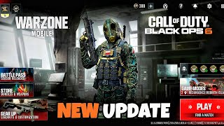 WARZONE MOBILE NEW UPDATE BO6 INTEGRATION GAMEPLAY ON SNAPDRAGON 8 GEN 1 [upl. by Xonel]