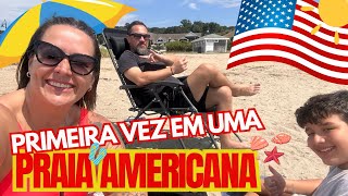 Como é uma praia nos Estados Unidos [upl. by Graniela14]