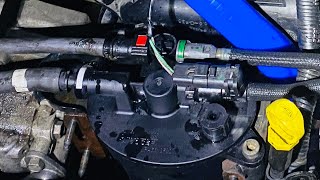 Glow plug replacement Part 1 of 5  Fuel filter removal  Land Rover Freelander 2  LR2 [upl. by Garzon]