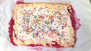 BAKING A GIANT POPTART 🍓 [upl. by Vinn]