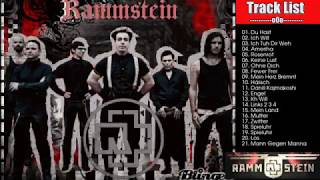 Rammstein Greatest Hits Full Album PlaylistRammstein Nonstop Best Songs [upl. by Tristis]