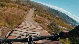 Riding a fun trail at Hovden skisenter [upl. by Eldoria750]