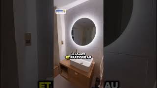 ✨ Illuminez votre intérieur avec style nos miroires LED pvc aluminium miroir hmrenov26 [upl. by Roth]