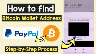 Find PayPal Bitcoin Wallet Address  Receive Bitcoin PayPal  Send Crypto External Wallet to PayPal [upl. by Anneh]