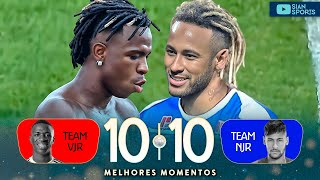 NEYMAR E VINICIUS JR FIZERAM A FESTA COM GOLS ABSURDOS NA MELHOR PARTIDA BENEFICENTE DA HISTÃ“RIA [upl. by Newol]