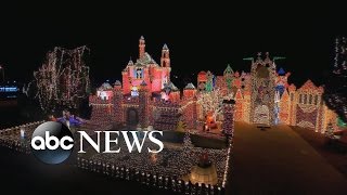 Entire Neighborhoods Battle for Best Christmas Light Display [upl. by Urbannai]