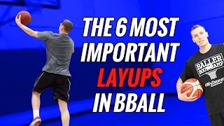 🏀Basketball Layup SECRETS 6 ways to shoot a layup in basketball [upl. by Anneres]