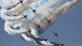 Impressive Air Show  Volkel 2013 Red Arrows F16 F18 Frecce Tricolori   HD [upl. by Euh]