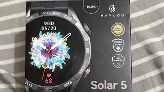 Haylou solar 5 new version 20242025 unboxing [upl. by Osicran]