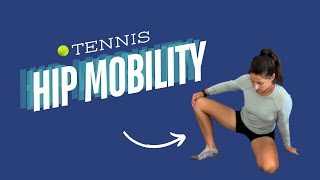 Tennis Hip Mobility For Beginners 6 Minute Follow Along Routine [upl. by Pelson]