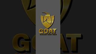 Goat logo design tutorial using Adobe illustrator graphicdeisgn shorts [upl. by Rothberg189]