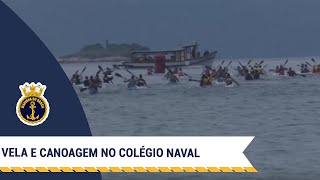 Colégio Naval realiza regata de vela e canoagem [upl. by Otrevlig]