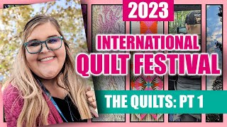 2023 QuiltFest Houston Quilts on Display Part1 ✨ International Quilt Festival [upl. by Weidner]