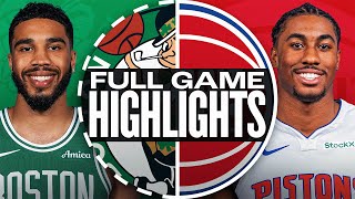 CELTICS at PISTONS  FULL GAME HIGHLIGHTS  October 26 2024 [upl. by Amrita]