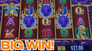 5 Dragons Slot Machine BONUS 🦜BIG WIN 🦜 [upl. by Eicam95]