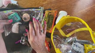 ASMR Purse rummage No talking only Switch to New purseOrganizing Tapping amp jingling Looped 1X [upl. by Selmner]