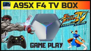 A95X F4 TV BOX Game Play  Street Fighter Champion ED  Android 10 [upl. by Greta785]