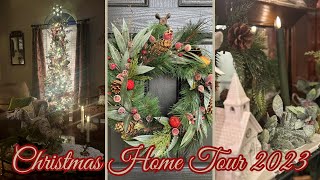 VLOGMAS DAY19 Can I please everyone 🤞🏼🏠🎄 2023 Christmas Home Tour christmashometour [upl. by Necyla]