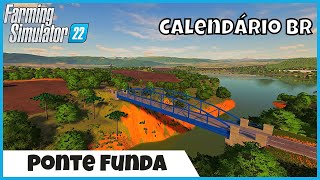 FS22 Mapas  PONTE FUNDA Mapa BR com Calendário BR Feijão Preto e Café  Farming Simulator 22 [upl. by Krum]