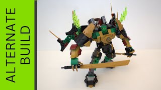 Ninjago 7179071817 Lloyds Transforming Mech Jet DuchenneHobbies Alternate Build [upl. by Faxon]